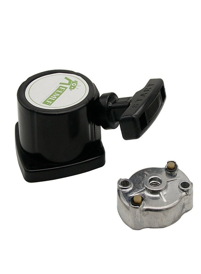 FLMLF Rc Marine 26cc 29cc 30cc Engine Pull Starter for Zenoah CY RCMK QJ BWS Rc Racing Boat Parts Distance Between Mounting Holes is 50mm (Black) - Image 2